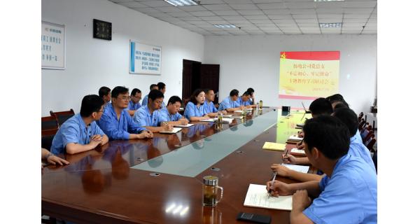 ▌長(zhǎng)嶺紡電新聞 ▌紡電公司黨總支組織召開(kāi) “不忘初心、牢記使命”主題教育學(xué)習(xí)研討會(huì)
